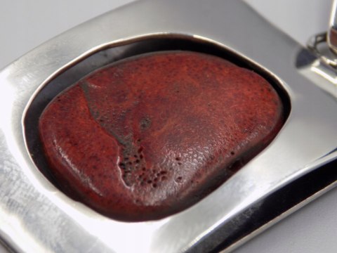 Stary, srebrny, wisiorek/zawieszka KORALOWIEC srebro 925 VINTAGE biżuteria