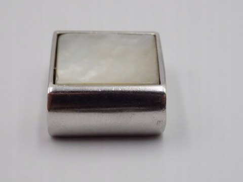 Stary,srebrny, wisiorek/zawieszka MASA PERŁOWA srebro 925 VINTAGE biżuteria