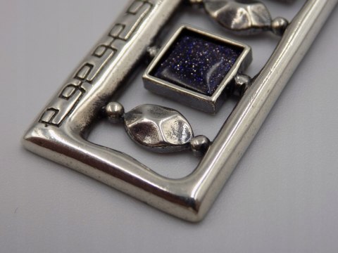 Stary, srebrny, wisiorek/zawieszka NOC KAIRU - srebro 925 VINTAGE biżuteria