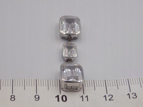 Piękny, damski, srebrny wisiorek / zawieszka CYRKONIE-srebro 925 biżuteria