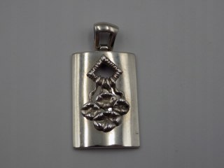 Piękny, damski, srebrny wisiorek / zawieszka KWIATY - srebro 925-biżuteria