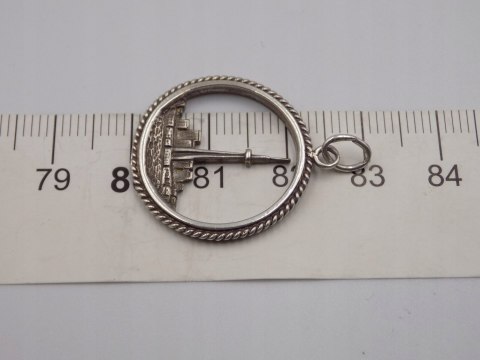 Piękny, damski, srebrny wisiorek / zawieszka STERLING TORONTO SKYLINE