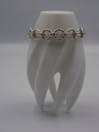 Stara, piękna, damska, srebrna bransoletka KÓŁECZKA - srebro 925 Vintage