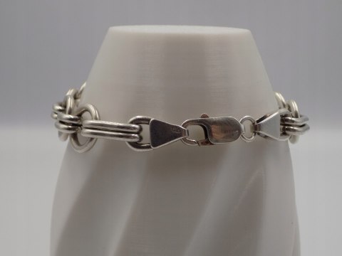 Stara, piękna, damska, srebrna bransoletka KÓŁECZKA - srebro 925 Vintage