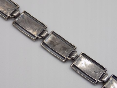 Stara, piękna, damska, srebrna bransoletka ZWIERZĄTKA - srebro 925 Vintage