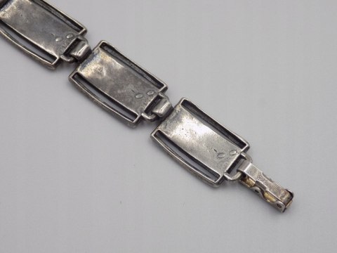 Stara, piękna, damska, srebrna bransoletka ZWIERZĄTKA - srebro 925 Vintage