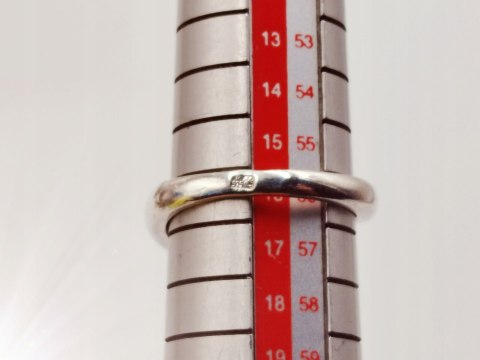 Srebrny damski pierścionek DWIE PERŁY r.16 biżuteria srebro 925 VINTAGE